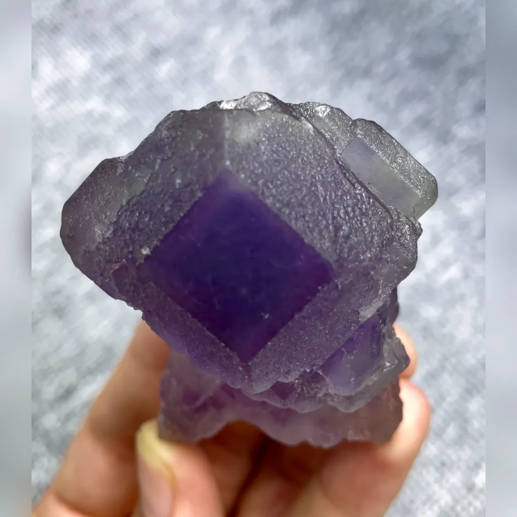 Natural Tanzanite Fluorite comes from Fujian,China 45*65*30MM image