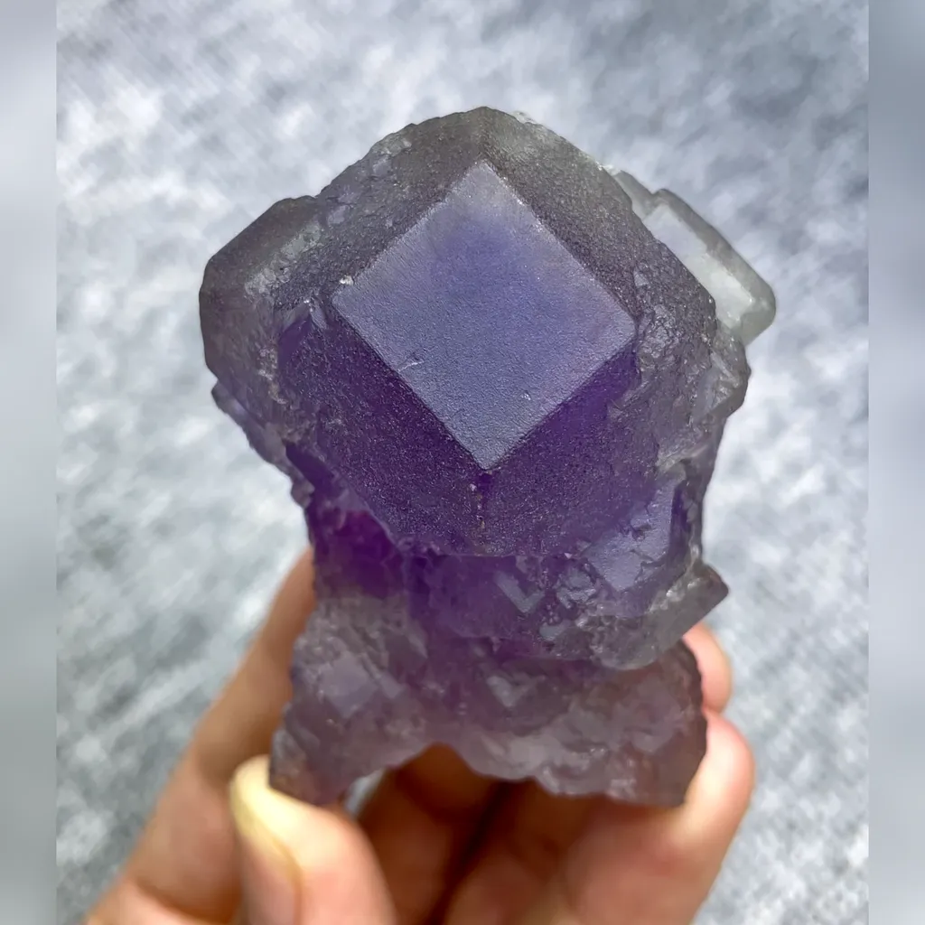 Natural Tanzanite Fluorite comes from Fujian,China 45*65*30MM - image 4