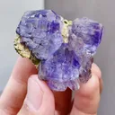 Natural Tanzanite Fluorite comes from Fujian,China 47*40*22MM - image 3