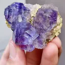 Natural Tanzanite Fluorite comes from Fujian,China 47*40*22MM - image 4