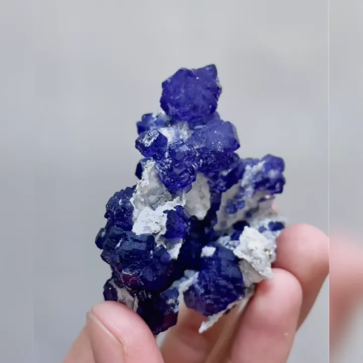 Natural Tanzanite Fluorite comes from Fujian,China 50*60*30MM - image 5