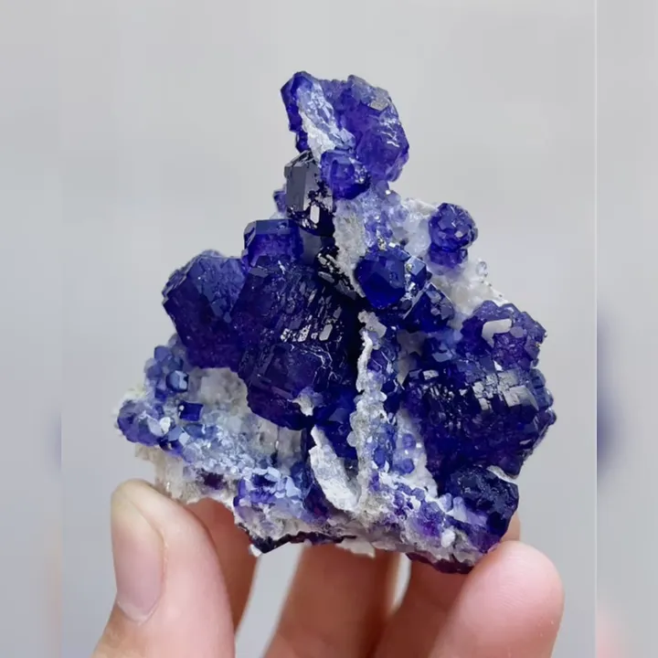 Natural Tanzanite Fluorite comes from Fujian,China 50*60*30MM image