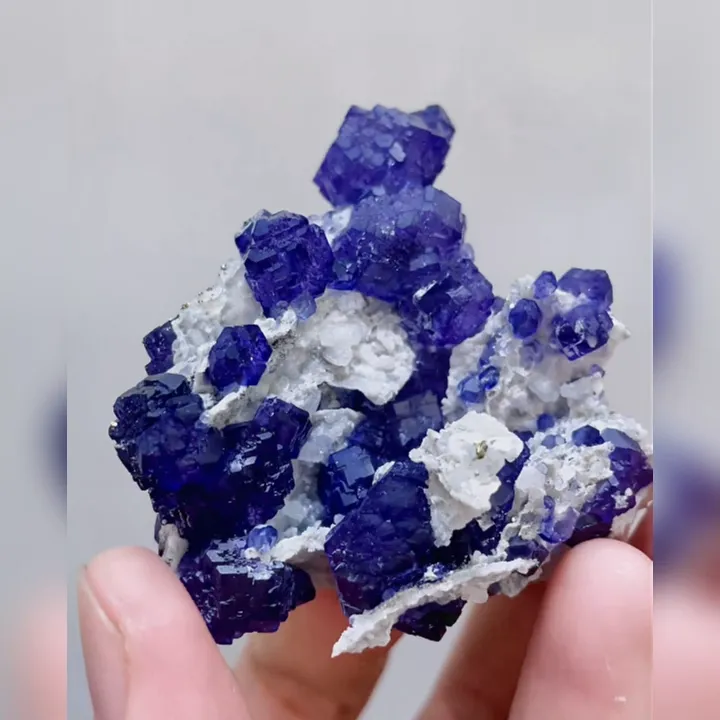 Natural Tanzanite Fluorite comes from Fujian,China 50*60*30MM - image 6