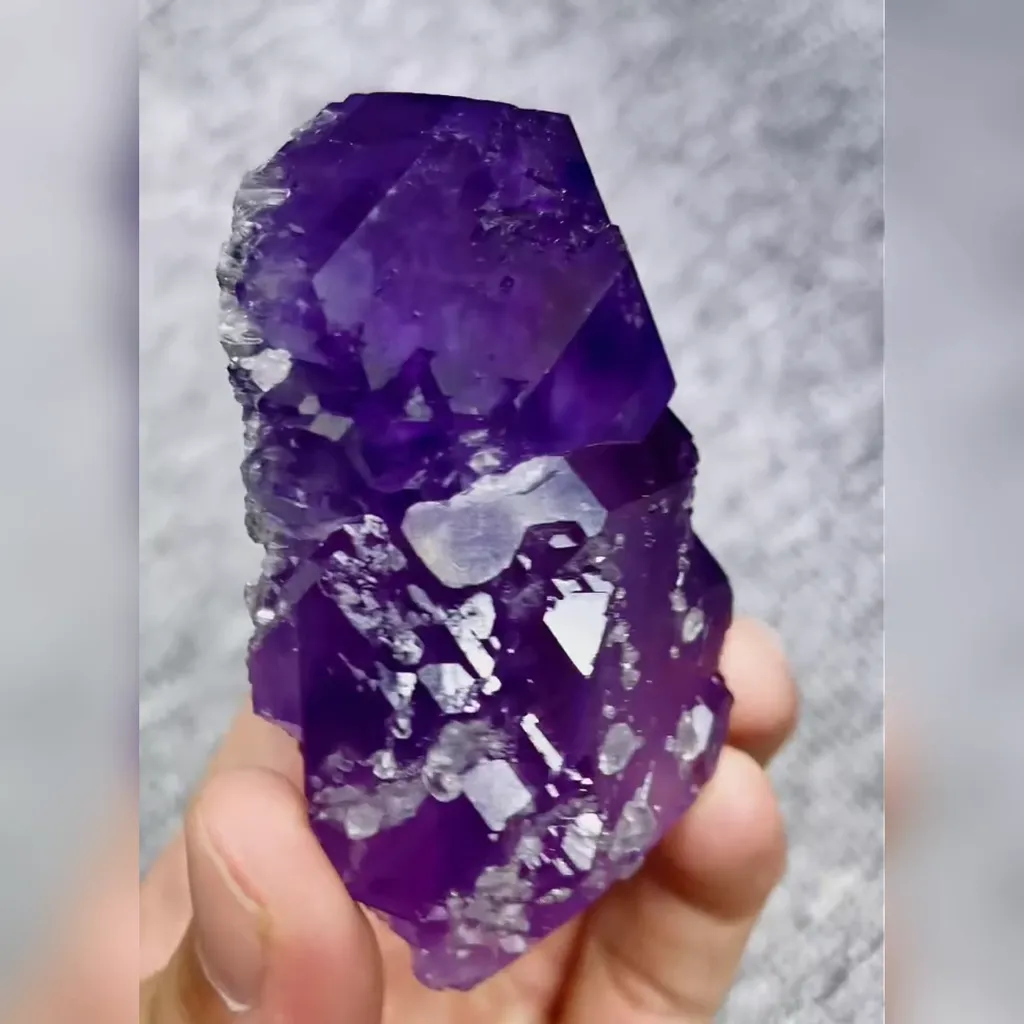 Natural Tanzanite Fluorite comes from Fujian,China 50*80*35MM - image 4
