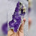 Natural Tanzanite Fluorite comes from Fujian,China 55*110*30MM - image 3