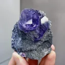 Natural Tanzanite Fluorite comes from Fujian,China 55*40*60MM - image 1