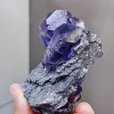 Natural Tanzanite Fluorite comes from Fujian,China 55*40*60MM - image 3
