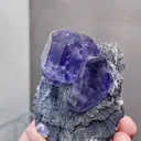 Natural Tanzanite Fluorite comes from Fujian,China 55*40*60MM - image 5