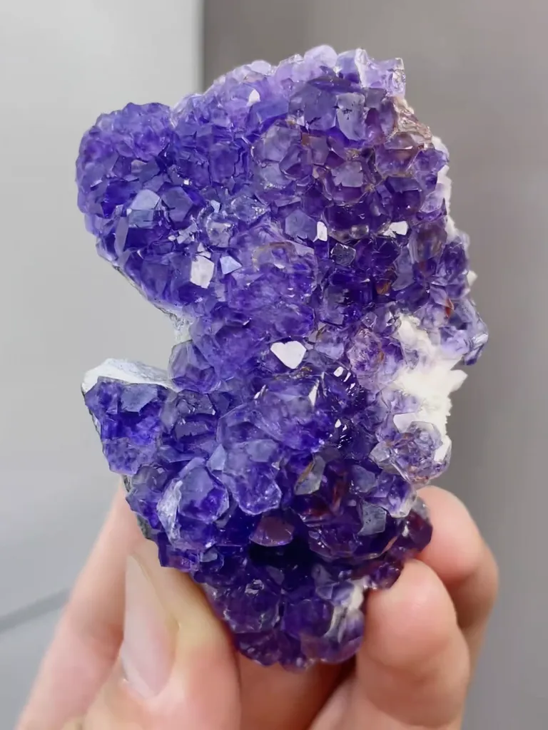 Natural  Tanzanite Fluorite comes from Fujian,China  65*40*30MM - image 2