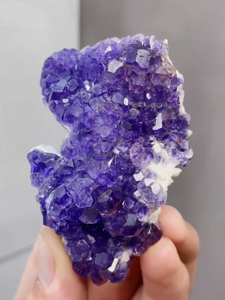 Natural  Tanzanite Fluorite comes from Fujian,China  65*40*30MM - image 5