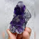 Natural Tanzanite Fluorite comes from Fujian,China 70*45*20MM - image 2