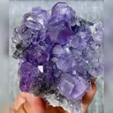 Natural Tanzanite Fluorite comes from Fujian,China 70*65*40MM - image 3