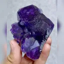 Natural Tanzanite Fluorite comes from Fujian,China 75*65*25MM - image 2