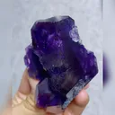 Natural Tanzanite Fluorite comes from Fujian,China 75*65*25MM - image 3