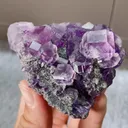 Natural Tanzanite Fluorite comes from Fujian,China 75*70*45MM - image 2
