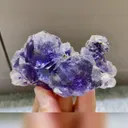 Natural Tanzanite Fluorite comes from Fujian,China 80*40*45MM - image 1