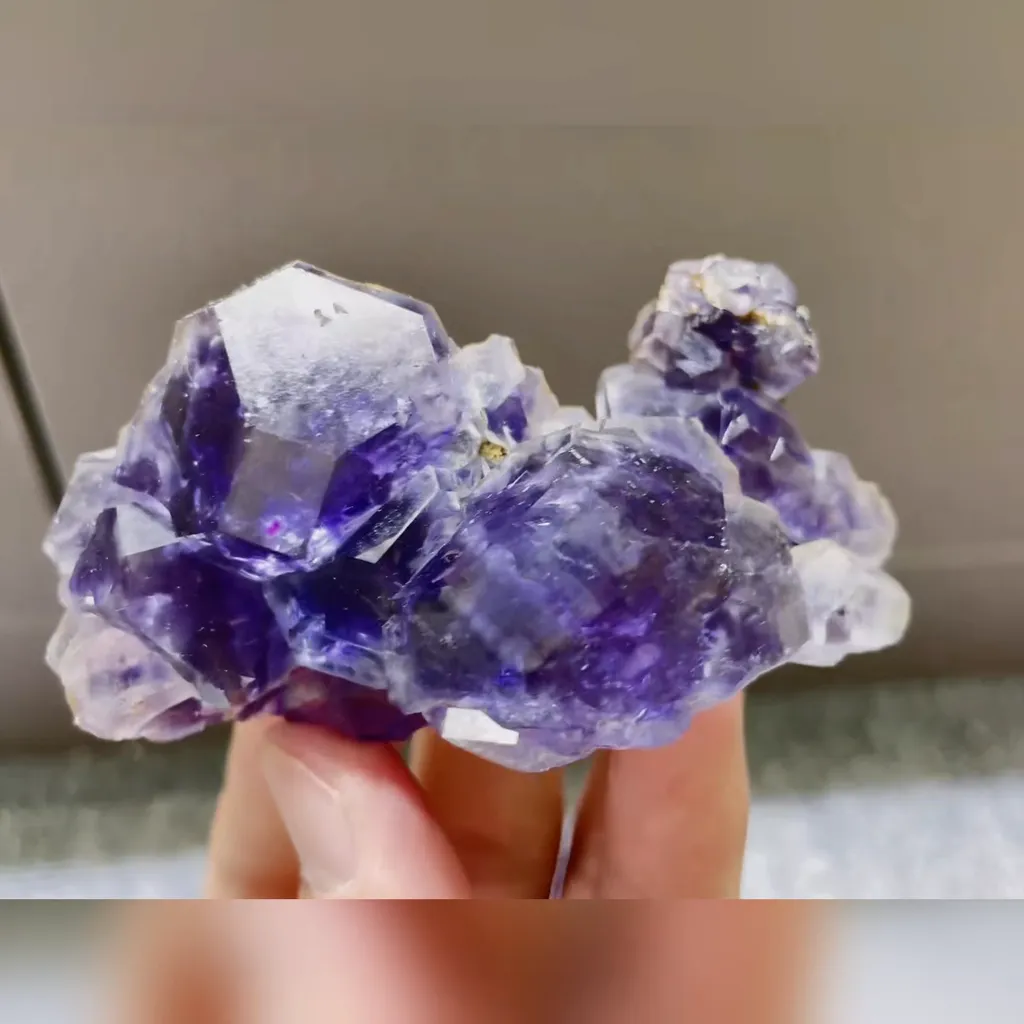 Natural Tanzanite Fluorite comes from Fujian,China 80*40*45MM - image 2
