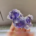 Natural Tanzanite Fluorite comes from Fujian,China 80*40*45MM - image 4