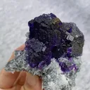Natural Tanzanite Fluorite comes from Fujian,China 80*65*60MM - image 4