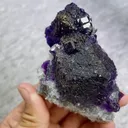 Natural Tanzanite Fluorite comes from Fujian,China 80*65*60MM - image 5