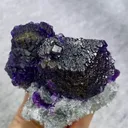 Natural Tanzanite Fluorite comes from Fujian,China 80*65*60MM - image 3