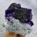 Natural Tanzanite Fluorite comes from Fujian,China 80*65*60MM - image 2