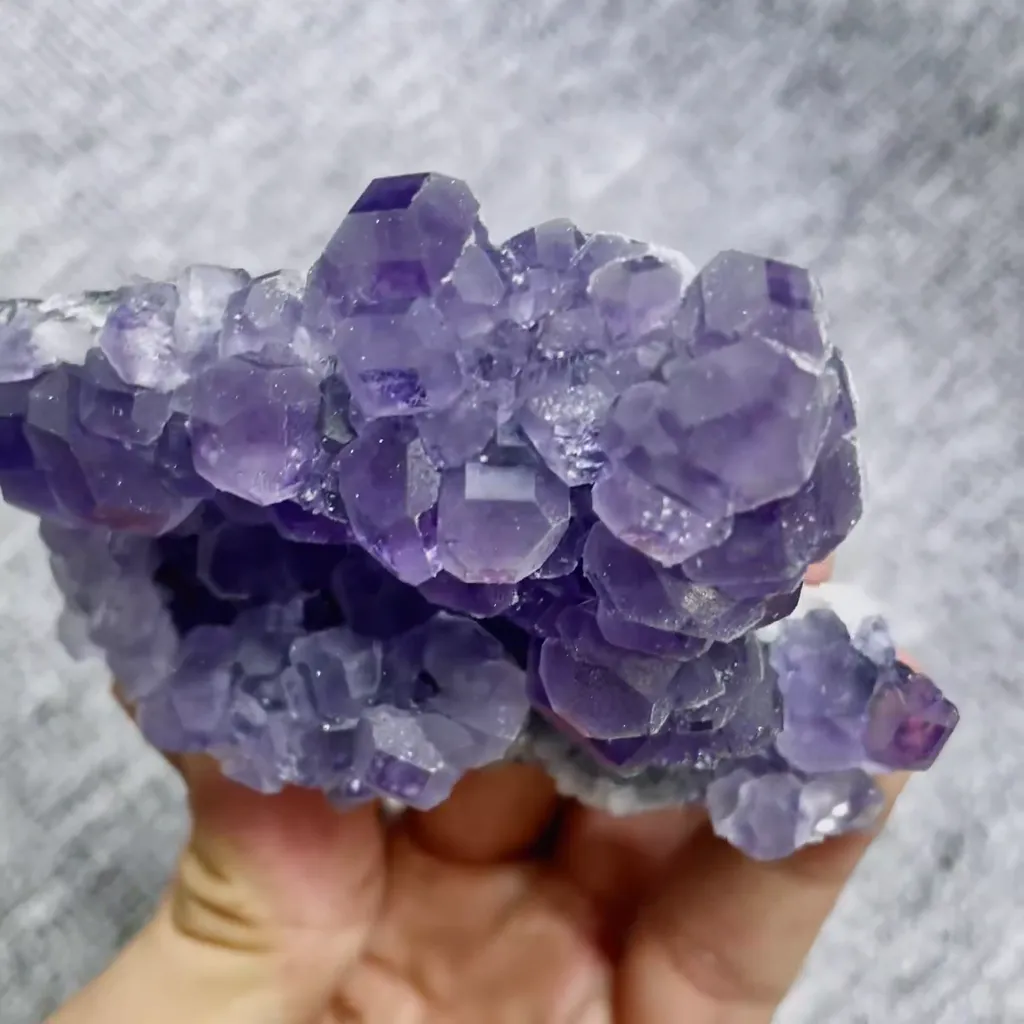 Natural Tanzanite Fluorite comes from Fujian,China 80*70*30MM - image 3