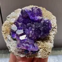 Natural Tanzanite Fluorite comes from Fujian,China 80*85*35MM - image 1