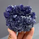 Natural Tanzanite Fluorite comes from Fujian,China 85*35*70MM - image 1