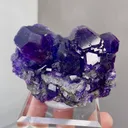 Natural Tanzanite Fluorite comes from Yaogangxian,Hunan 70*35*45MM - image 4