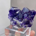 Natural Tanzanite Fluorite comes from Yaogangxian,Hunan 70*35*45MM - image 2