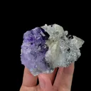 Natural Tanzanite Fluorite Crystal and Calcite Mineral Specimen,High Quality Specimen,FUJIAN,CHINA(90*60*28mm) - image 2