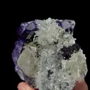 Natural Tanzanite Fluorite Crystal and Calcite Mineral Specimen,High Quality Specimen,FUJIAN,CHINA(90*60*28mm) - image 3