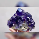 Natural Tanzanite Fluorite, Mineral Specimen: Fujian,China (140*85*60MM) - image 3