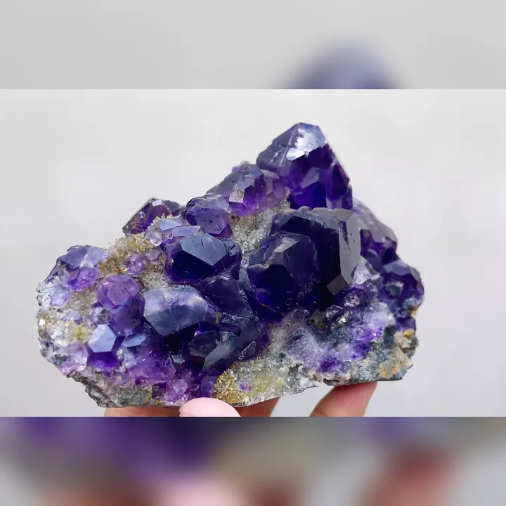 Natural Tanzanite Fluorite, Mineral Specimen: Fujian,China (140*85*60MM) - image 5