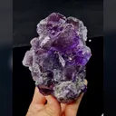 Natural Tanzanite Fluorite, Mineral Specimen: Fujian,China (85*120*75MM) - image 5
