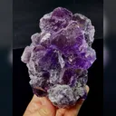 Natural Tanzanite Fluorite, Mineral Specimen: Fujian,China (85*120*75MM) - image 2