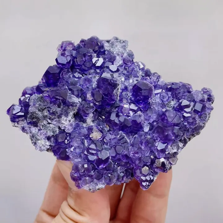 Natural Tanzanite Fluorite, Mineral Specimen: Fujian,China (90*70*25mm) - image 3