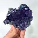 Natural Tanzanite Fluorite, Mineral Specimen: Inner Mongolia,China (130*80*45MM) - image 4