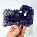 Natural Tanzanite Fluorite, Mineral Specimen: Inner Mongolia,China (130*80*45MM) - image 7