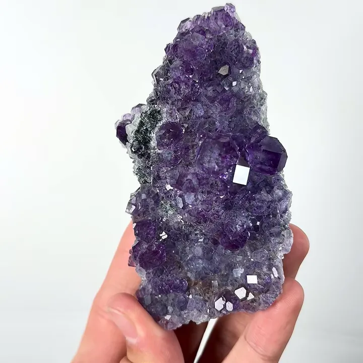 Natural Tanzanite Fluorite, Mineral Specimen:Fujian,China (100*55*40MM) - image 5