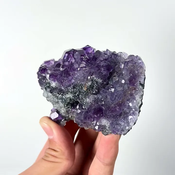 Natural Tanzanite Fluorite, Mineral Specimen:Fujian,China (100*55*40MM) image