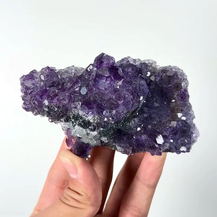 Natural Tanzanite Fluorite, Mineral Specimen:Fujian,China (100*55*40MM) - image 6
