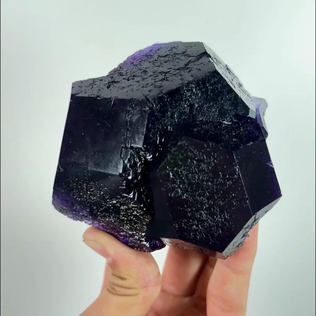 Natural Tanzanite Fluorite, Mineral Specimen:Fujian,China (100*85*50MM) - image 2