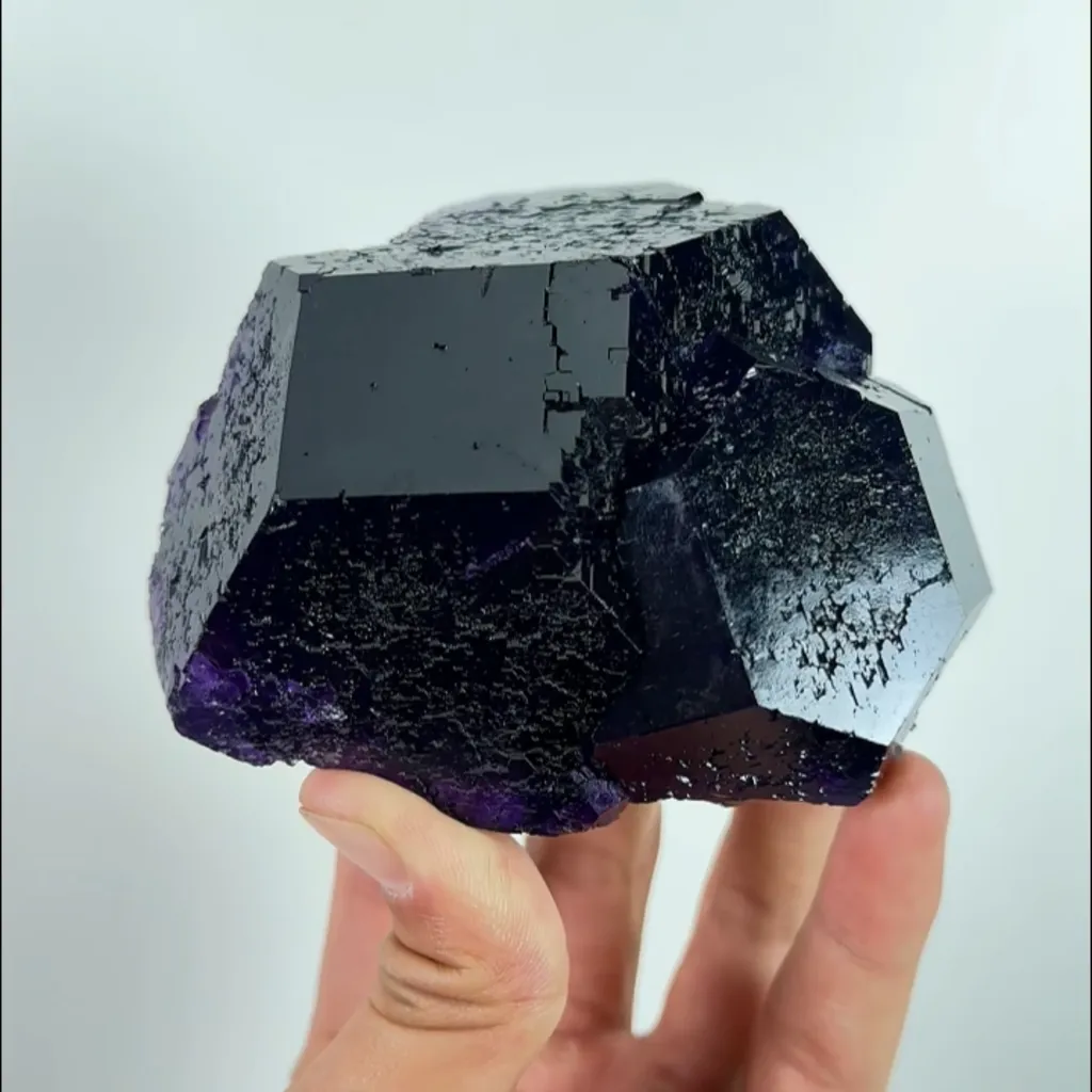 Natural Tanzanite Fluorite, Mineral Specimen:Fujian,China (100*85*50MM) - image 3