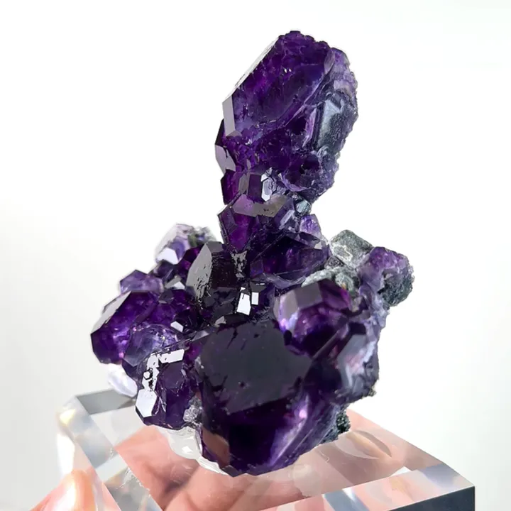 Natural Tanzanite Fluorite, Mineral Specimen:Fujian,China (105*35*85MM) - image 2