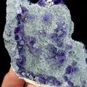 Natural Tanzanite Fluorite, Mineral Specimen:Fujian,China (105*60*25MM) - image 4