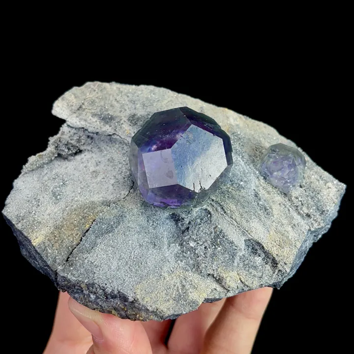 Natural Tanzanite Fluorite, Mineral Specimen:Fujian,China (105*90*55MM) - image 6