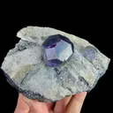 Natural Tanzanite Fluorite, Mineral Specimen:Fujian,China (105*90*55MM) - image 6