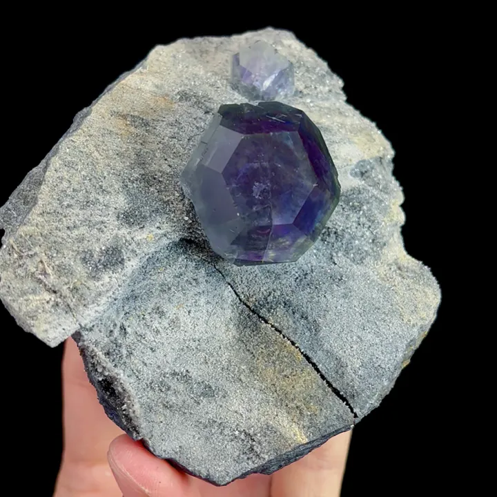 Natural Tanzanite Fluorite, Mineral Specimen:Fujian,China (105*90*55MM) - image 5